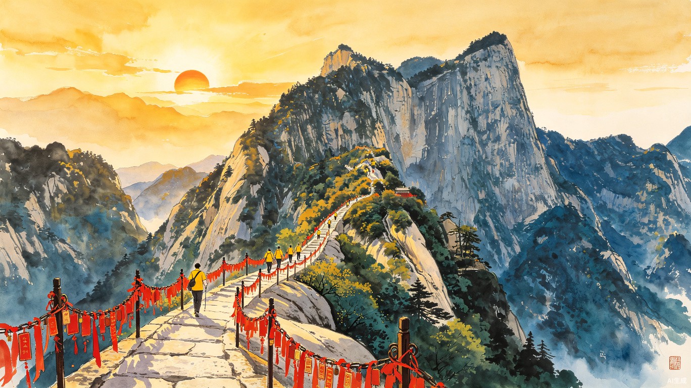 龙奔公司 2024-2025 财年优秀员工六月华山之旅