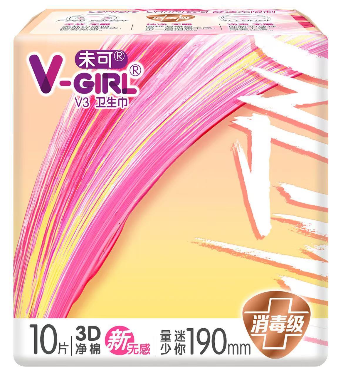 未可（潔伶）.V-GIRL未可V3量少迷你190mm.10片